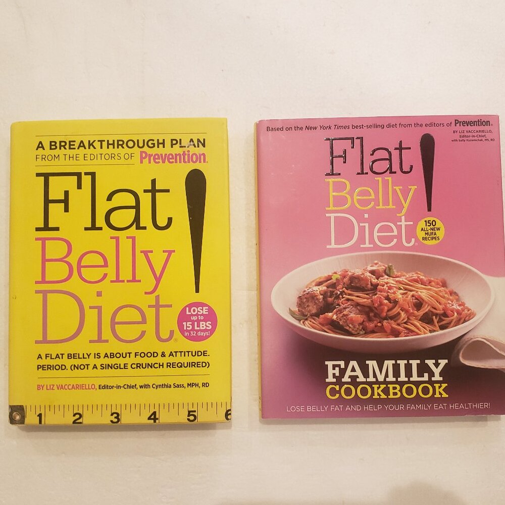 Flat Belly Diet and Fat Belly Diet Family Cookbook from Prevention